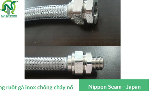 Ống ruột gà thép bọc inox Nhật Bản